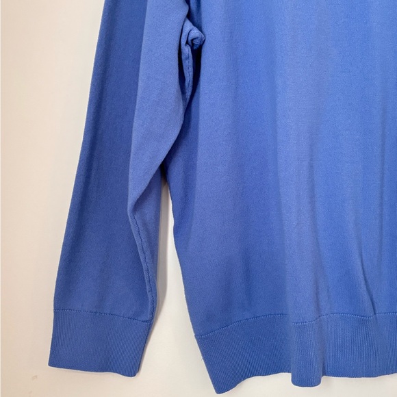 Lands’End Women’s Classic Blue Sweater Size 2XL - Picture 12 of 16